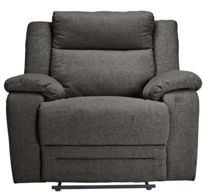 Collection Blake Fabric Manual Recliner Chair - Charcoal.